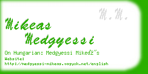 mikeas medgyessi business card